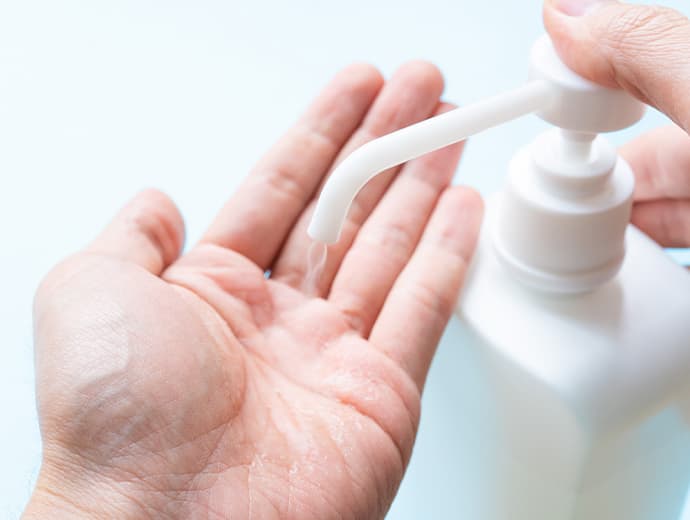 アルコール消毒